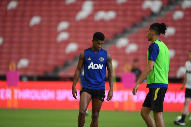 Kallang-singapore-19jul2019:Marcus rashford manche #10 oyuncusu