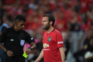 Kallang-Singapur-20jul2019: Juan Mata #8 oyuncu Manchester un