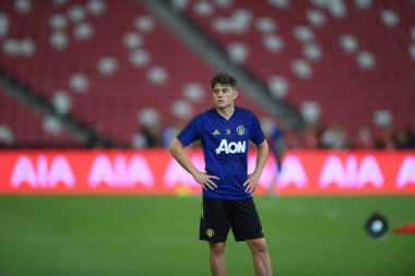 Kallang-singapore-19jul2019:Daniel james #21 mancheste oyuncusu