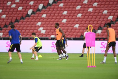 Kallang-singapore-19jul2019:Paul pogba #6 manchester u oyuncusu