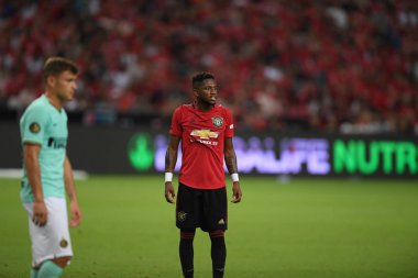 Kallang-Singapur-20jul2019: Fred #17 oyuncu Manchester United