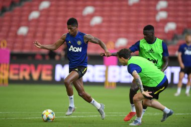Kallang-singapore-19jul2019:Marcus rashford manche #10 oyuncusu