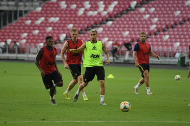 Kallang-singapore-19jul2019:Andreas pereira #15 manche oyuncusu