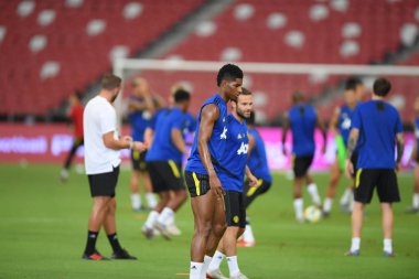 Kallang-singapore-19jul2019:Marcus rashford manche #10 oyuncusu