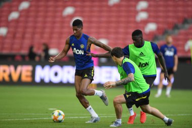 Kallang-singapore-19jul2019:Marcus rashford manche #10 oyuncusu