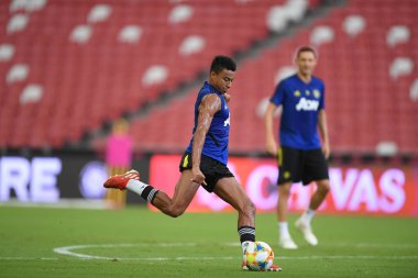 Kallang-singapore-19jul2019:Jesse lingard #14 manchest oyuncusu