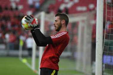 Kallang-singapore-19jul2019:David de gea #1 manchester oyuncusu