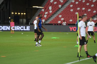 Kallang-singapore-19jul2019:Paul pogba #6 manchester u oyuncusu