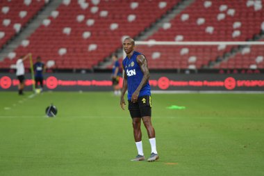 Kallang-singapore-19jul2019:Ashley genç #18 mancheste oyuncusu