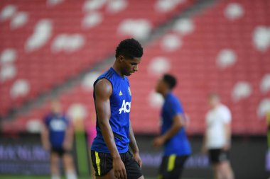 Kallang-singapore-19jul2019:Marcus rashford manche #10 oyuncusu
