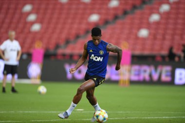 Kallang-singapore-19jul2019:Marcus rashford manche #10 oyuncusu
