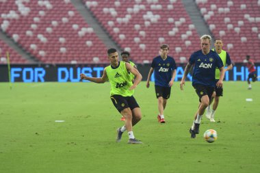 Kallang-singapore-19jul2019:manchester united oyuncusu actio