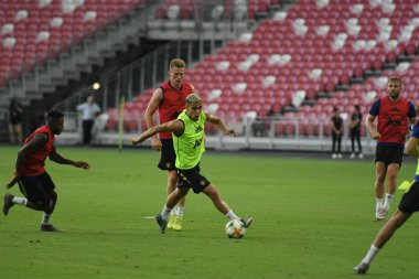 Kallang-singapore-19jul2019:Andreas pereira #15 manche oyuncusu