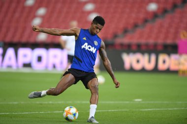 Kallang-singapore-19jul2019:Marcus rashford manche #10 oyuncusu