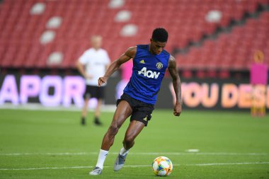 Kallang-singapore-19jul2019:Marcus rashford manche #10 oyuncusu