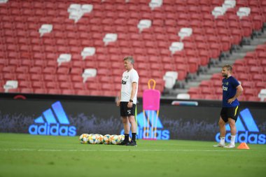 Kallang-singapore-19jul2019:Ole gunnar solskjaer manc yöneticisi