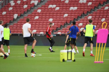 Kallang-singapore-19jul2019:David de gea #1 manchester oyuncusu