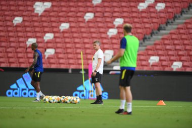 Kallang-singapore-19jul2019:Ole gunnar solskjaer manc yöneticisi
