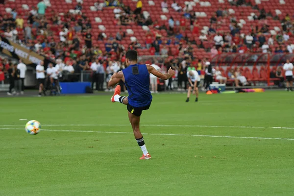 Kallang-singapore-19jul2019:Jesse lingard #14 player of manchest — Stock Photo, Image