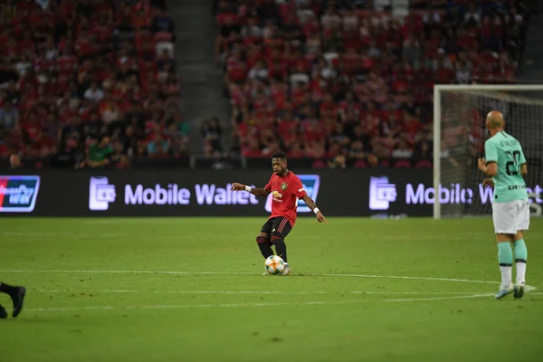 Kallang-singapore-20jul2019:Fred #17 player of manchester united — Stock Photo, Image