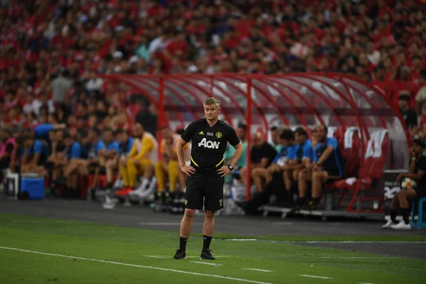 Kallang-singapore-20jul2019: Ole gunnar solskjaer manager of manc — стоковое фото