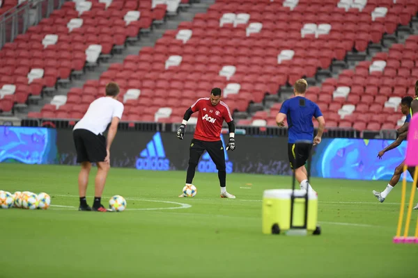 Kallang-singapore-19jul2019:Sergio romero #22 manchest oyuncusu