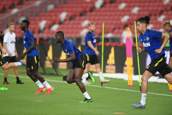 Kallang-singapore-19jul2019:Eric bailly #3 manchester oyuncusu — Stok fotoğraf