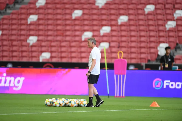 Kallang-singapore-19jul2019:Ole gunnar solskjaer manager of manc — Stock Photo, Image