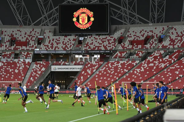 Kallang-Singapore-19jul2019: speler van Manchester United in actio — Stockfoto