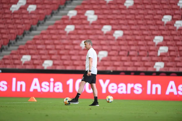 Kallang-singapore-19jul2019:Ole gunnar solskjaer manc yöneticisi