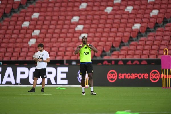 Kallang-Singapur-19jul2019: Paul Pogba #6 hráč Manchesteru u — Stock fotografie