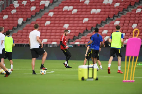 Kallang-Singapore-19jul2019: David de GEA #1 speler van Manchester — Stockfoto