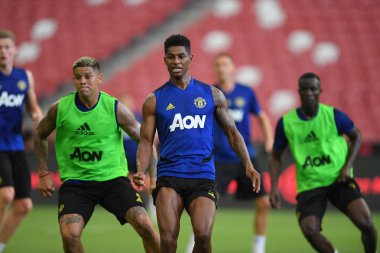 Kallang-singapore-19jul2019:Marcus rashford manche #10 oyuncusu