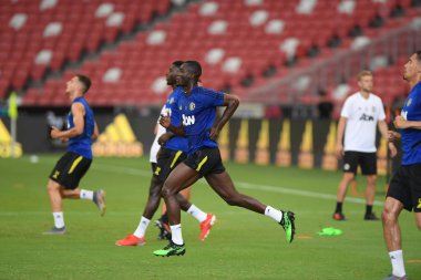 Kallang-singapore-19jul2019:Eric bailly #3 manchester oyuncusu 