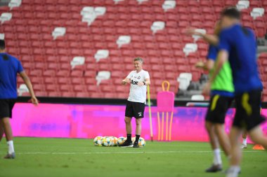 Kallang-singapore-19jul2019:Ole gunnar solskjaer manc yöneticisi