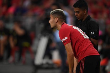 Kallang-Singapur-20jul2019: Andreas Pereira #15 Manche oyuncusu