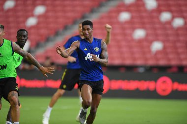 Kallang-singapore-19jul2019:Marcus rashford manche #10 oyuncusu