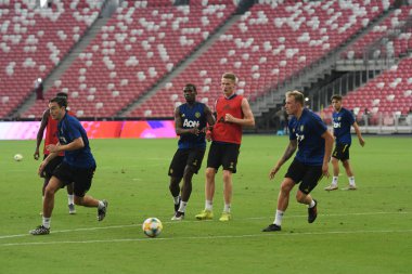 Kallang-singapore-19jul2019:manchester united oyuncusu actio