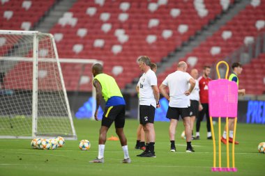 Kallang-singapore-19jul2019:Ole gunnar solskjaer manc yöneticisi