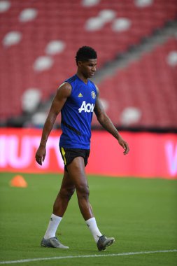 Kallang-singapore-19jul2019:Marcus rashford manche #10 oyuncusu
