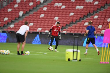Kallang-singapore-19jul2019:Sergio romero #22 manchest oyuncusu