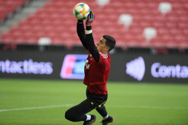Kallang-singapore-19jul2019:Joel pereira #40 mancheste oyuncusu