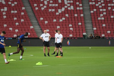 Kallang-singapore-19jul2019:Paul pogba #6 manchester u oyuncusu