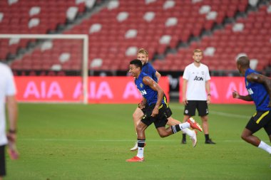 Kallang-singapore-19jul2019:Jesse lingard #14 manchest oyuncusu