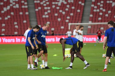 Kallang-singapore-19jul2019:manchester united oyuncusu actio