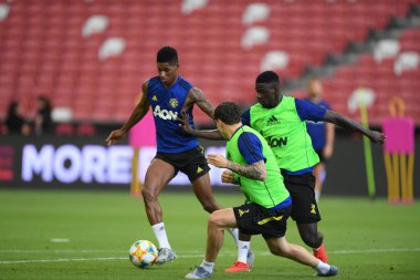 Kallang-singapore-19jul2019:Marcus rashford manche #10 oyuncusu