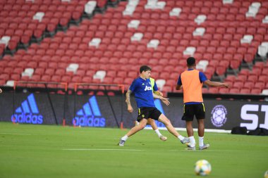 Kallang-singapore-19jul2019:Victor lindelof #2 manches oyuncusu