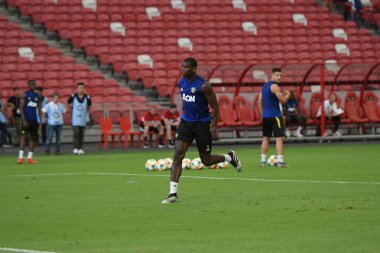 Kallang-singapore-19jul2019:Paul pogba #6 manchester u oyuncusu
