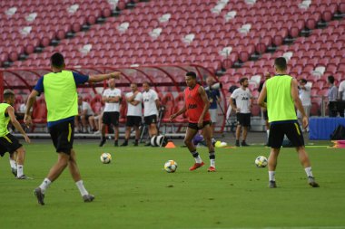 Kallang-singapore-19jul2019:Jesse lingard #14 manchest oyuncusu