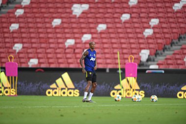 Kallang-singapore-19jul2019:Ashley genç #18 mancheste oyuncusu